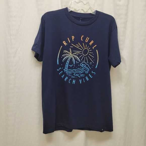 Rip Curl Women's Navy Med Tee Search Vibes - Picture 1 of 4